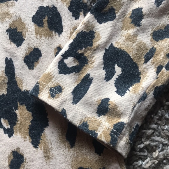 365Kids Leopard Print Long Sleeve Top Red Glitter CHIC - Picture 4 of 5